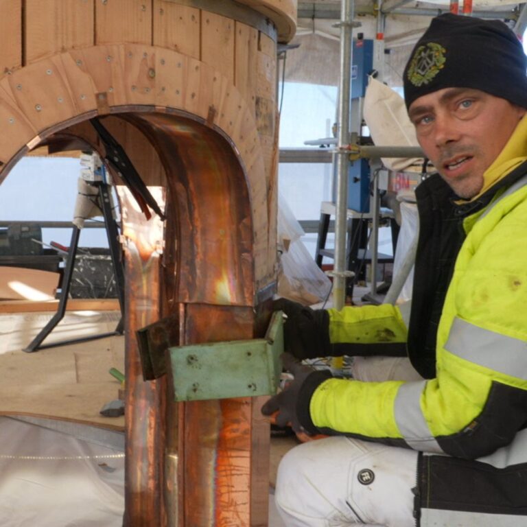 Frederiksberggade 2 - klokke - kobbertårn