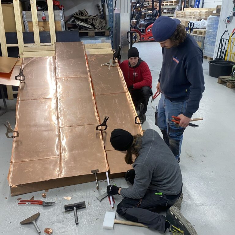 Blikkenslagerlærlinge fra Frankrig (12)