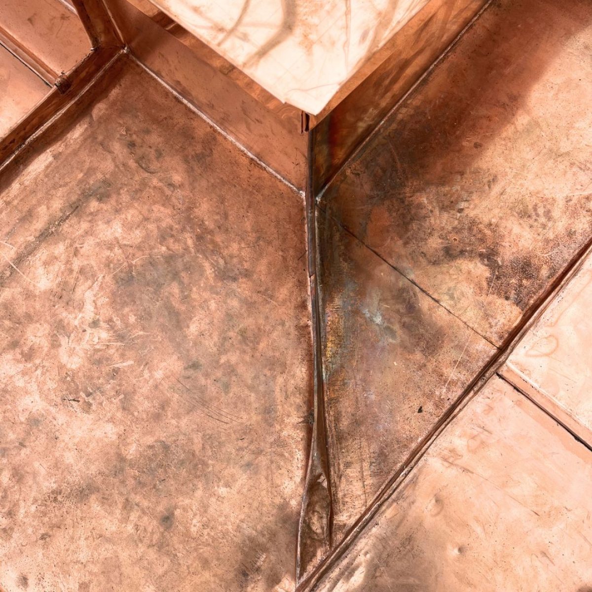 Fladt kobbertag i København (2)