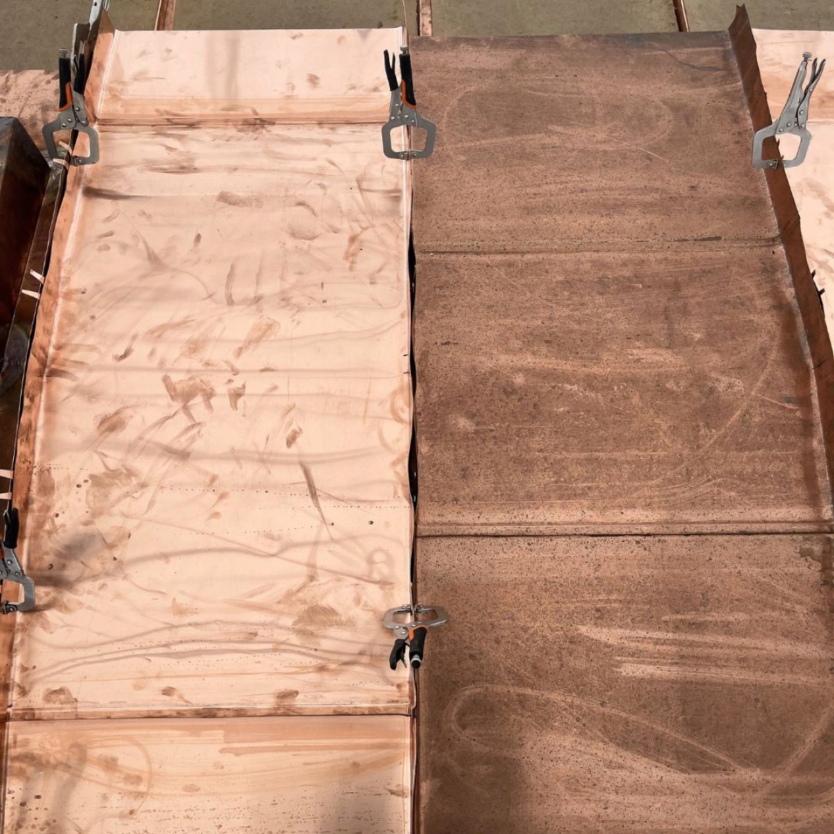 Fladt kobbertag i København (3)