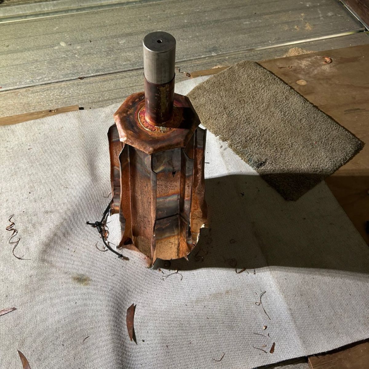 Jægerbakketårnet toppen - toft kobber (2)