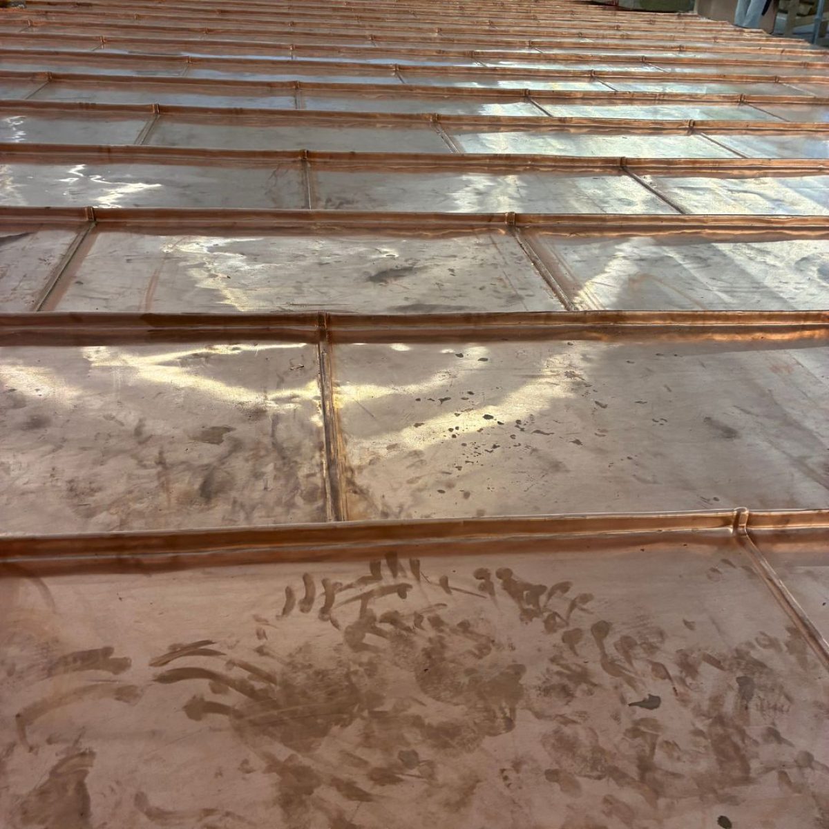 Stort kobbertag i København - Toft Kobber